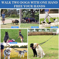 Twin-Leash. Für zwei Hunde